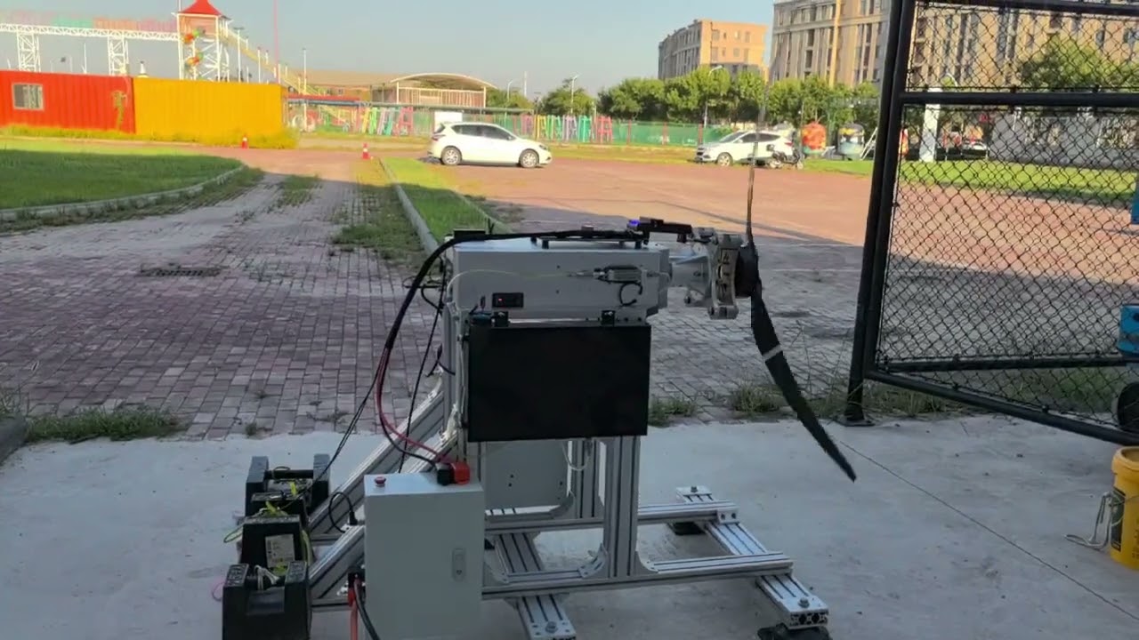 100KGF brushless motor testing on our thrust stand