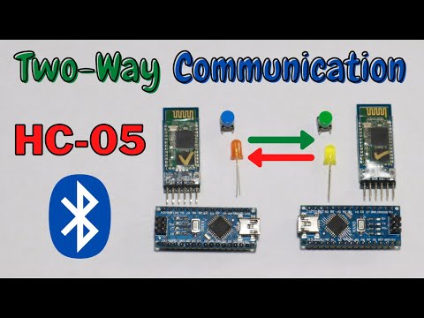 Arduino Two Way Communication Via Bluetooth (HC-05)