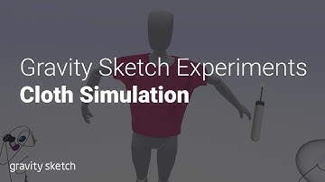 Gravity Sketch Experiments: Cloth Simulation