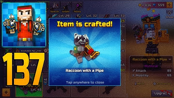 Pixel Gun 3D - Gameplay Walkthrough Part 137 - Raccoon with a Pipe