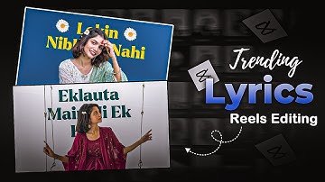 Trending Photo Animation Lyrics Reels Tutorial | Instagram Lyrics Video Editing | CapCut Tutorial