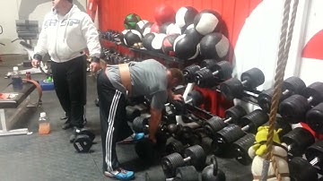 Dumbbell Row Drop Set