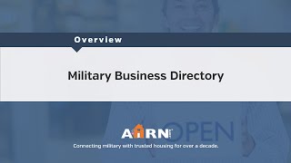 Military Business Directory Overview