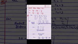 shortest distance between two lines | 3d geometry | straight lines class 12