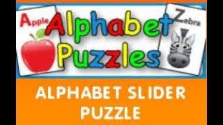 Alphabet Slider Puzzle Game Play | Crazy Game Zone screenshot 3