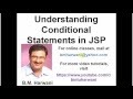 Understanding Conditional Statements In JSP, Java Server Pages (In Hindi)