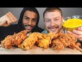 CRISPY CHICKEN wegziehen mit @Youssef | Mukbang