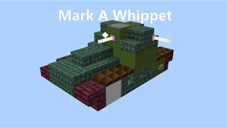 Minecraft Mark A Whippet Tutorial (1:1 Scale)