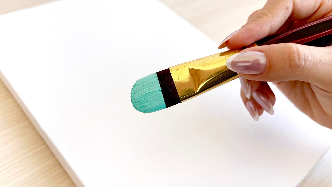 Easy Acrylic Flowers🌸 | Step By Step For Beginners