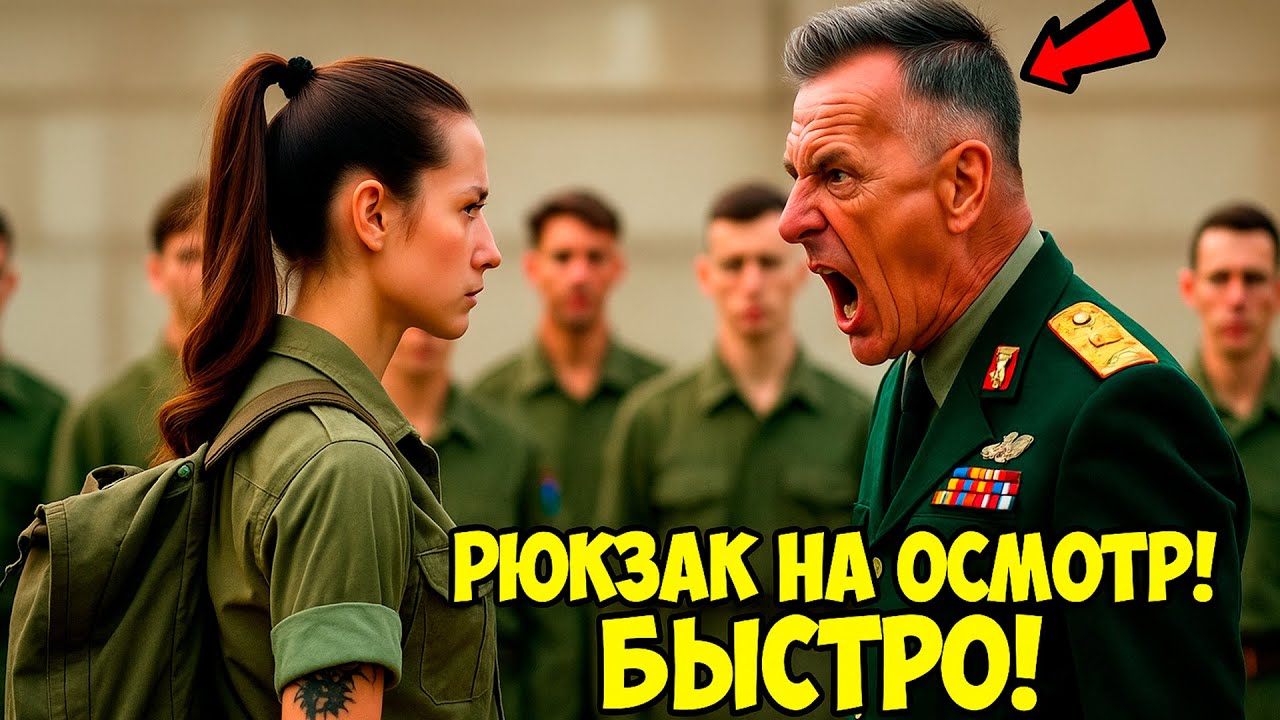 Солдаты Уже Рвались Проверить Её Рюкзак… Но Одно Слово Генерала Изменило Всё!