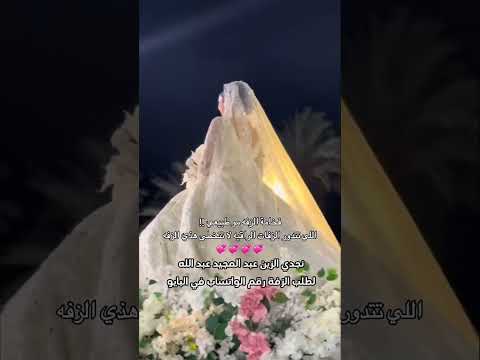 نجدي الزين عبد المجيد عبدالله لطلب الزفةرقم الواتساب في البايو زفات عروس زفاف زفات بالاسماء