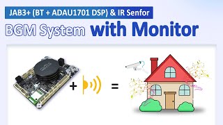 How to make a Bluetooth BGM system with a monitor w JAB3+| ADAU1701 SigmaStudio Programming Included