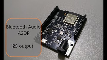 ESP32 Bluetooth Audio example with PCM5102A I2S module