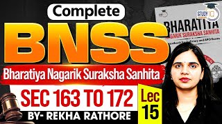 BNSS | Urgent matter of Public Nuisance &amp; preventive action sec 163 -172 | StudyIQ Judiciary