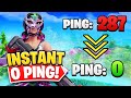 How To Get 0 Ping in Fortnite Chapter 4 Season 2! - Get Lower Ping Fast! - Fortnite Tips & Tricks