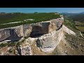 Пещерный город Качи Кальон, Крым (аэросъемка)