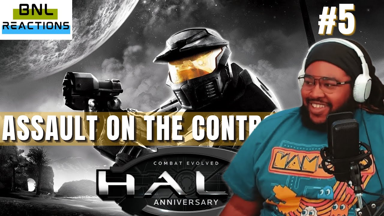 First Time Playing | Halo CE | Assault On The Control Room | Part 5 ...