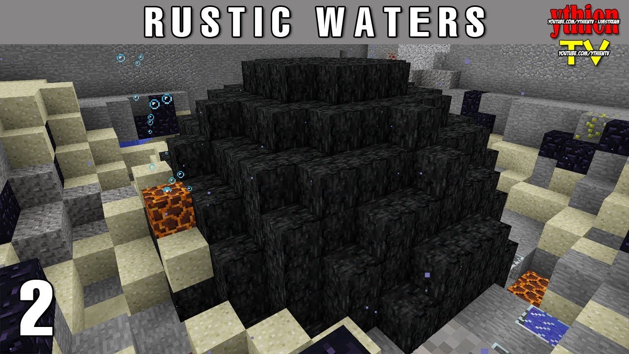 [CHƠI THỬ] Minecraft Rustic Waters 02 - Cục Gì Đen Thui - YouTube