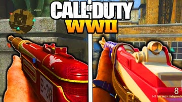 7 BEST HIDDEN WEAPONS IN CALL OF DUTY WW2! NEW DLC WEAPON VARIANTS COD WW2 NEW HEROIC GUNS!