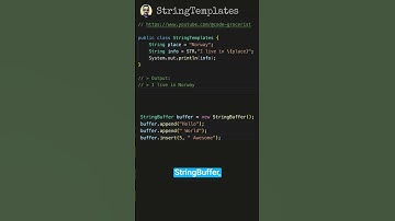 String templates in Java 21