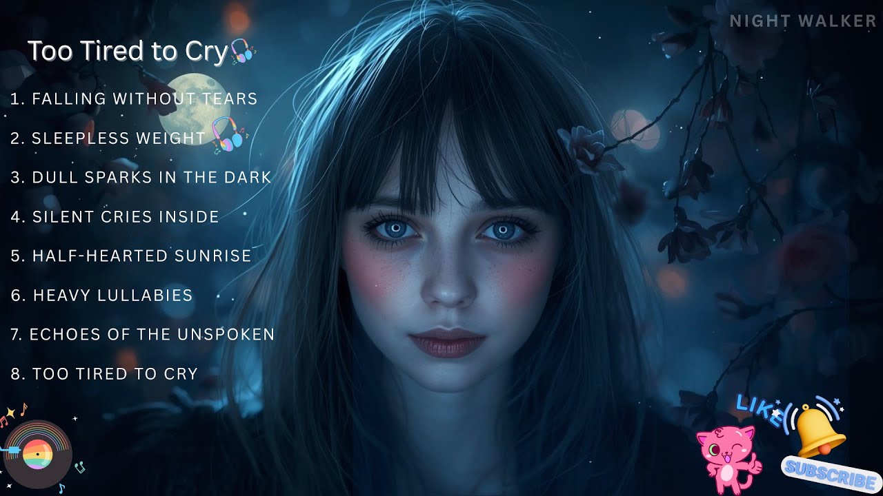 Too Tired to Cry – Songs You Play When You're Too Tired to Cry (2025 Sad & Relaxing Playlist)