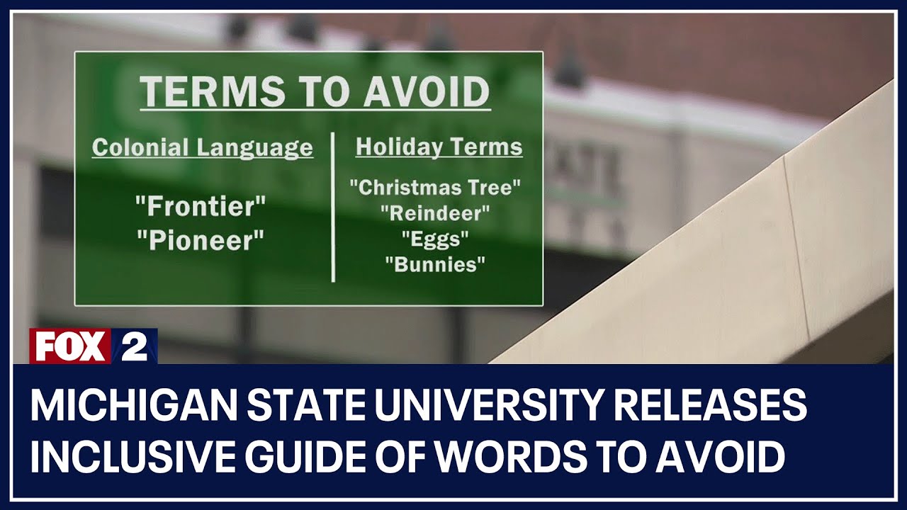 Michigan State University Releases Inclusive Guide Of Words To Avoid Michigan State University Releases Inclusive Guide Of Words To Avoid