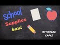 School Supplies Haul 2017