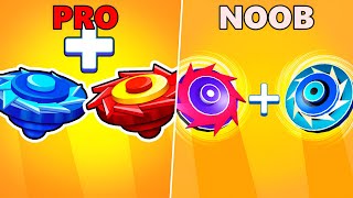 NOOB vs PRO in SPINNER MERGE screenshot 5