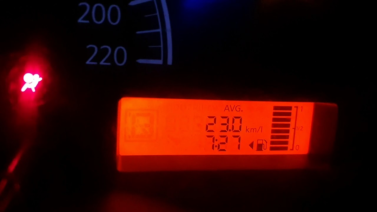 Nissan sunny mileage test YouTube