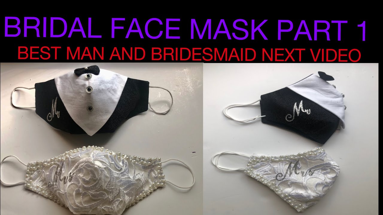 New design Breathable Face Mask For Brides And Grooms Summer Time