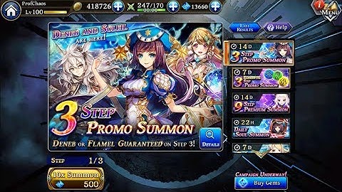 The Alchemist Code [Deneb & Flamel Banner] Just Doing Some Pulls