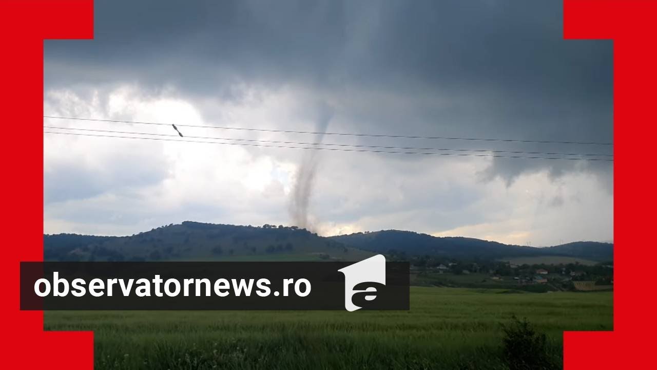 Localitatea din România lovită de o tornadă