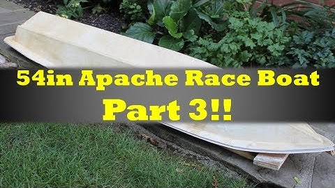 54in Rc Apache Race Boat Build Part 3