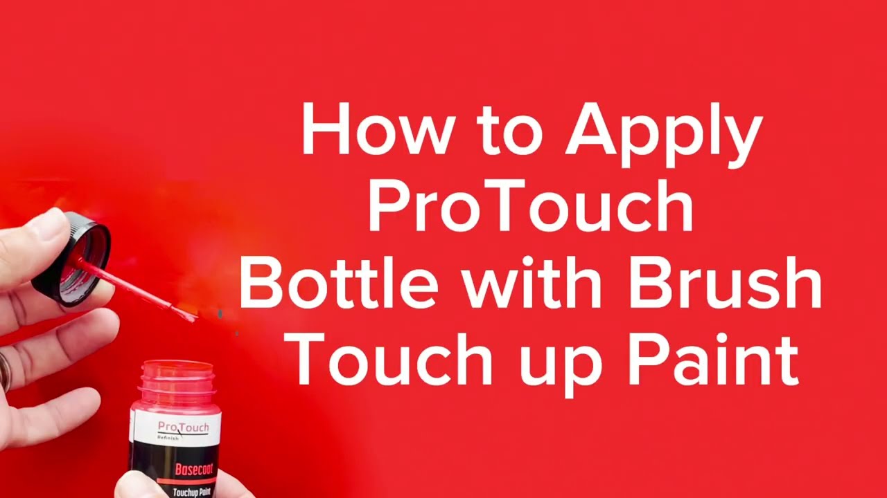 How to Apply ProTouch Automotive Touch up Paint
