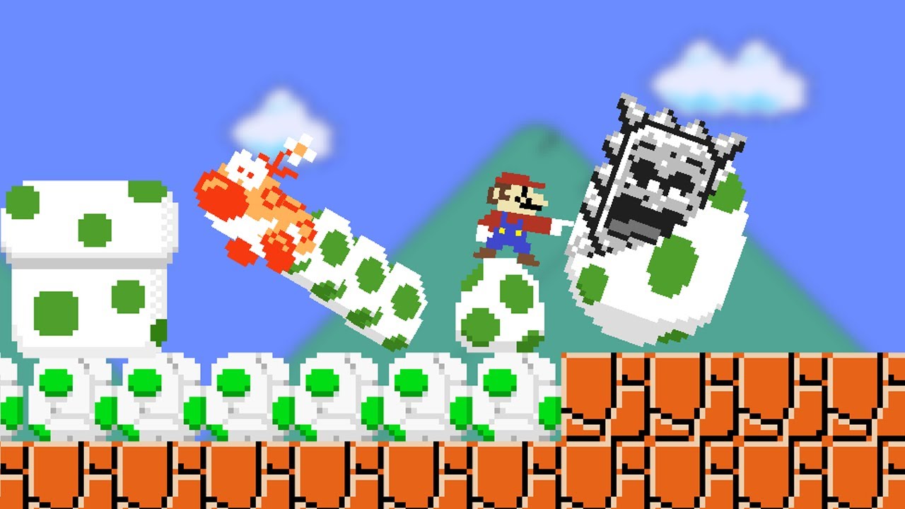 When everything Mario touches turns to Yoshi Eggs!