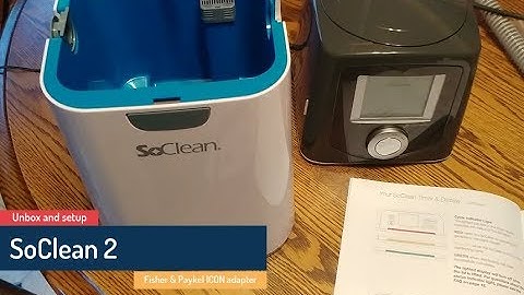 SoClean 2 - unboxing, setup, and first cleaning of my Fisher & Paykel ICON CPAP machine