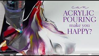 Unveiling the Hidden Link: Acrylic Pour Painting and Gratitude