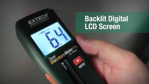 Extech Moisture Meters Showcase Video