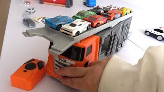 Japanese Orange Truck Rotating Disney Cars Tomica
