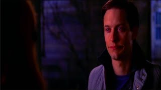one hour of silence occasionally broken by Tobey Maguire saying oh boy yeah