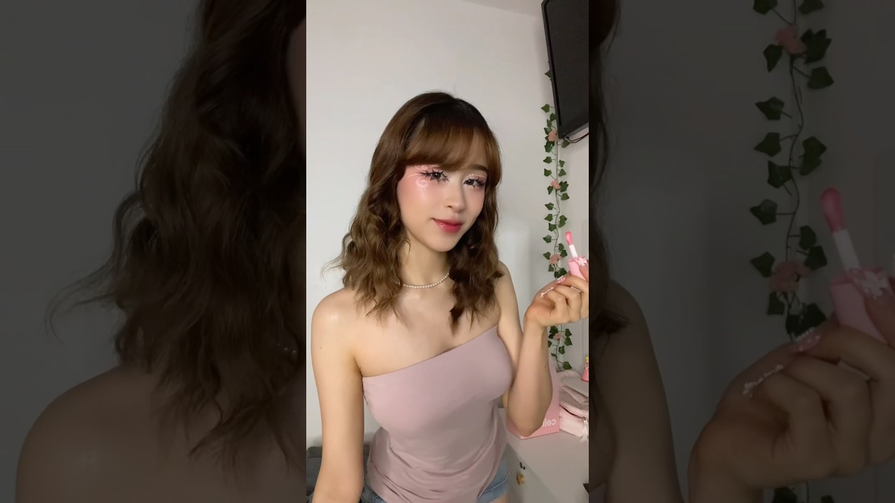 Amando este trend de maquillaje🌸💗 #makeup #beauty #fashion #makeuptutorial #kbeauty #fyp