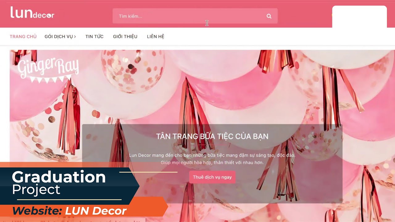 Đồ án tốt nghiệp: Website x Mobile App | LUN Decor -... - youtube