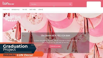 Đồ án tốt nghiệp: Website x Mobile App | LUN Decor - Công ty tổ chức sự kiện