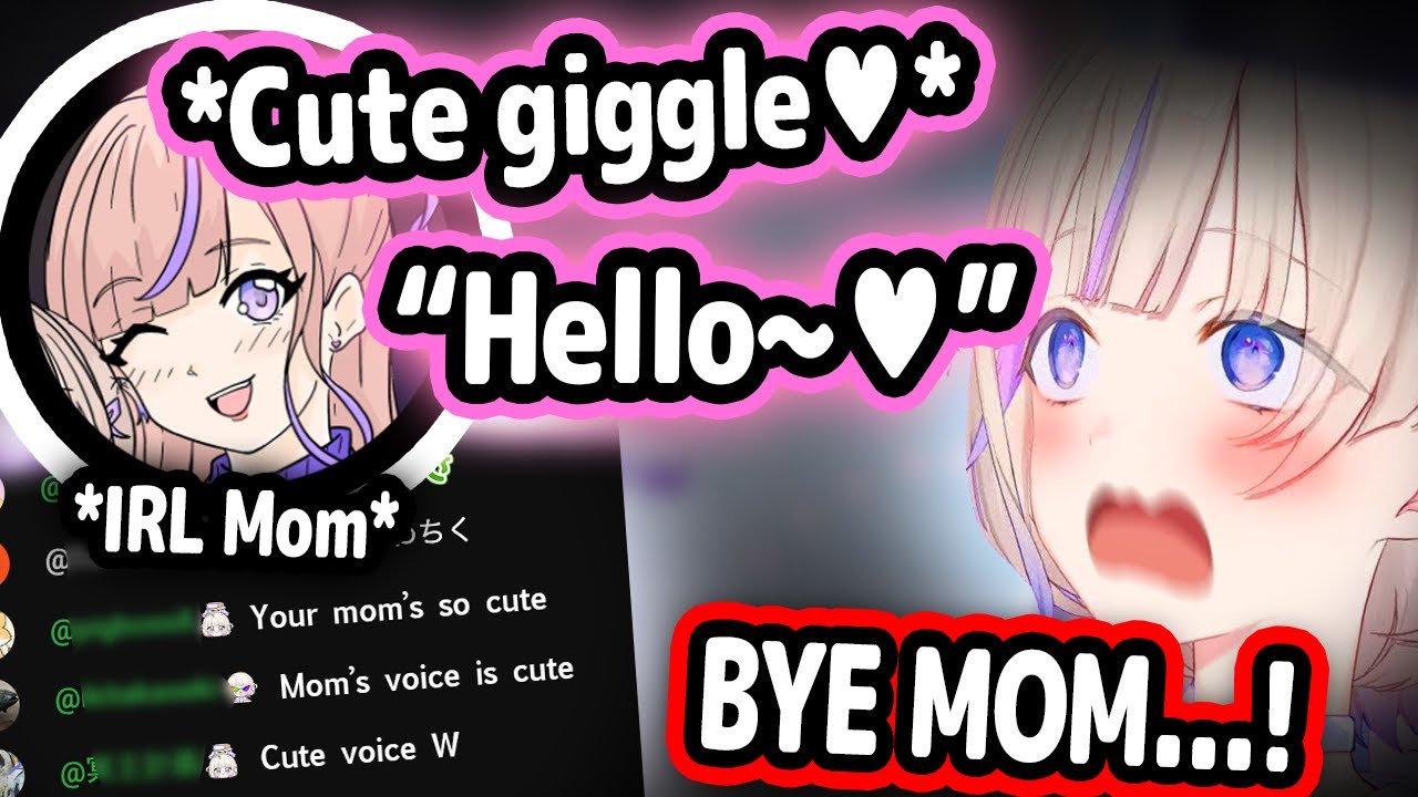 Hajime's IRL Mom Talks To Chat On-Stream and Her Cute Voice Was Too Much For Chat【Hololive】