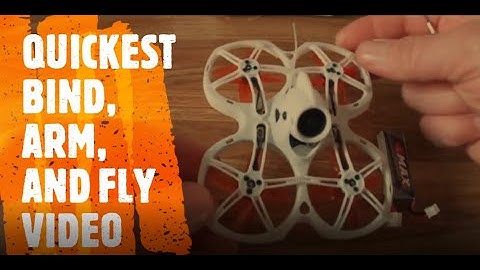EMAX TINYHAWK 2 1-2S BIND AND ARM PROCEDURE.