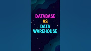 👉 Database vs Data Warehouse — What’s the Difference?