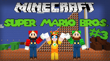 Minecraft: Super Mario Bros. (Adv Map) - Part 3 : Luigi in DANGER!!