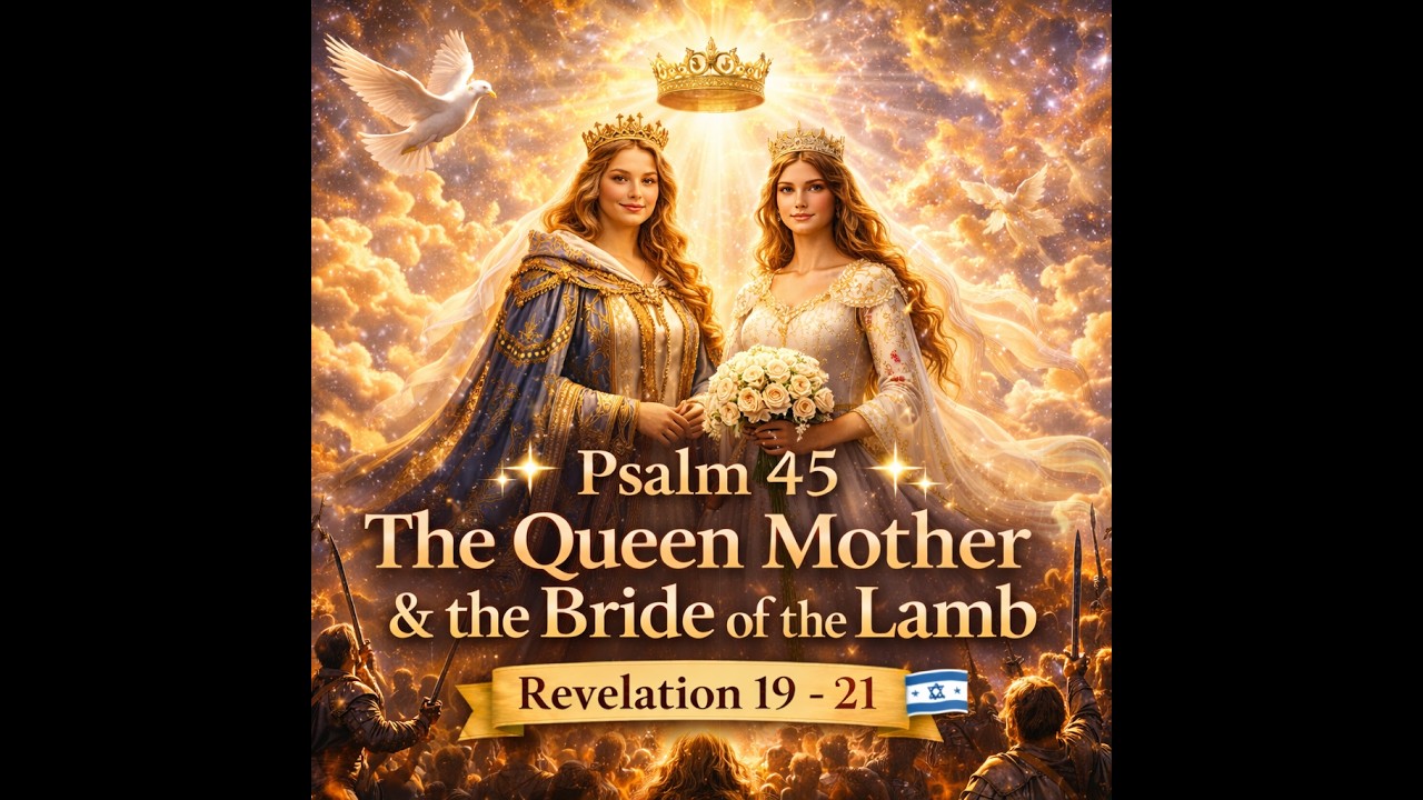 ✨🕊️Psalm 45 The Queen Mother & the Bride of the Lamb Revelation 19 - 21🕊️✨