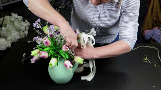 Jarní dekorace do vázy - YouTube
