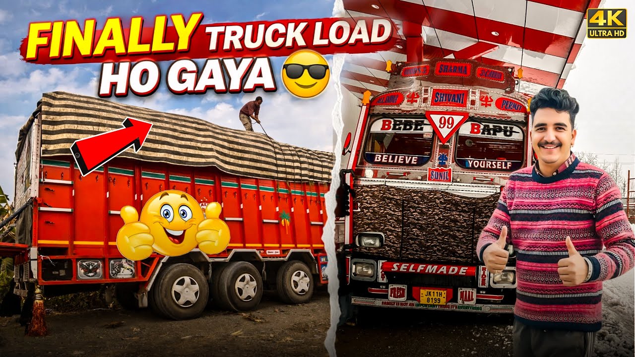 Finally Apple load karke Nikal Gaya Kashmir se || Snow main drive karna hua mushkil